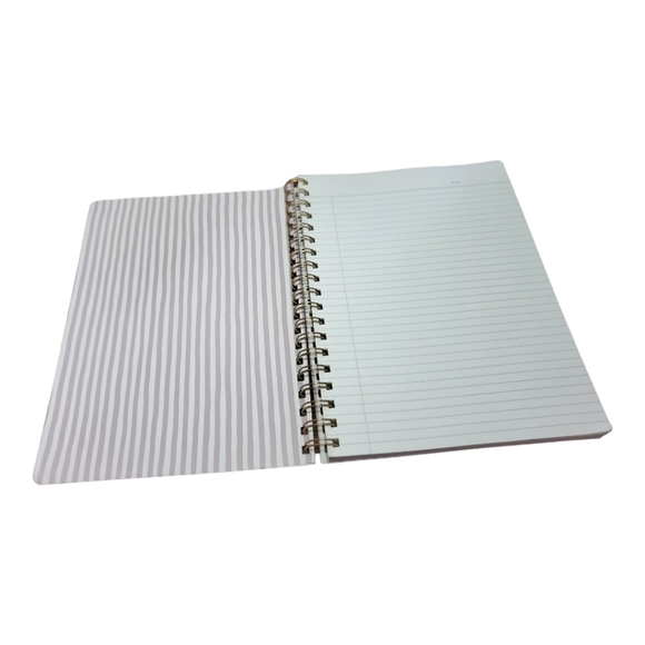 FRINGE STUDIO "Notesmark Lavender" Faux Leather Vegan Gold Notebook Journal - Picture 7 of 8